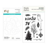 Spellbinders - Simple Vintage Evergreen Memories Stamp & Die Bundle by Simple Stories - Postage as per Actual