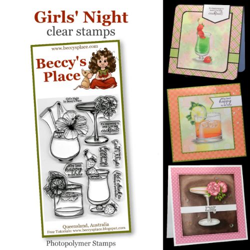 Beccy's Place - Girls' Night Stamp Set