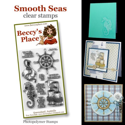 Beccy‚Äôs Place - Smooth Seas Stamp Set