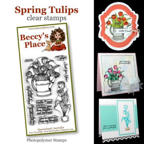 Beccy‚Äôs Place - Spring Tulips Stamp Set