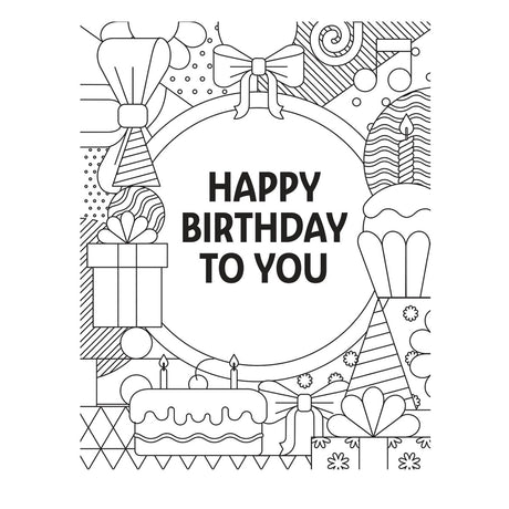 Spellbinders - Birthday Bash Press Plates