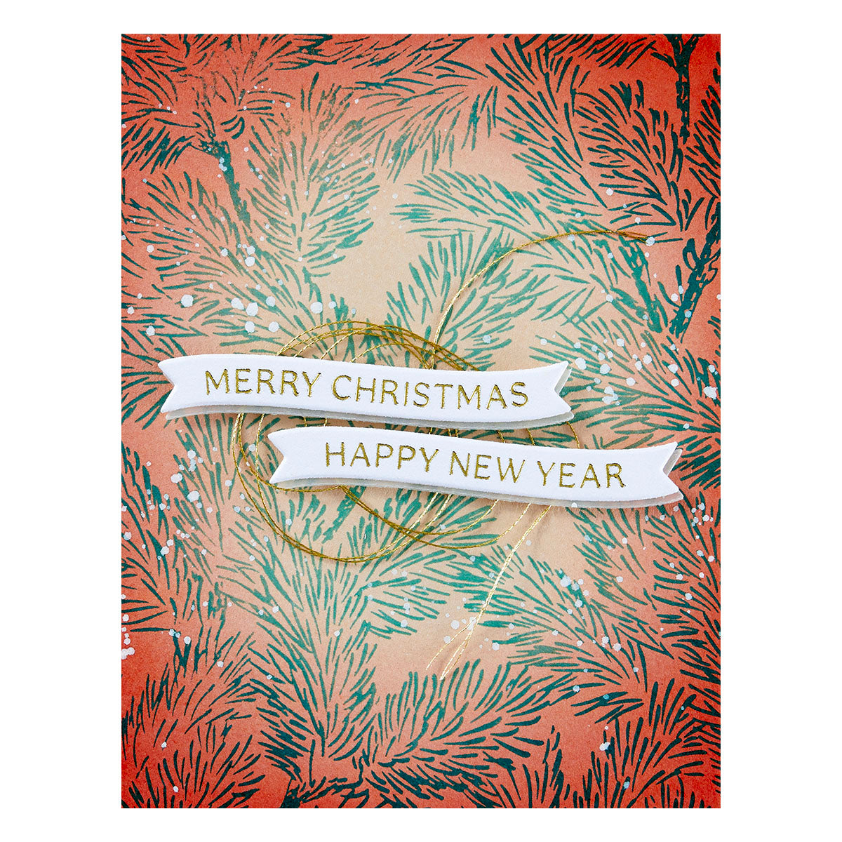 Spellbinders - Mistletoe Greetings Press Plate & Die Set