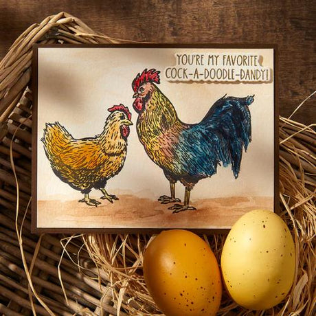 Spellbinders - Feathered Friends BetterPress Plate & Die Set from the Justine's Farm Collection by Justine Dvorak