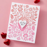 Spellbinders - Valentine Happy Hour Sentiments BetterPress Plate & Die Set