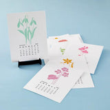 Spellbinders - 2025 DIY Calendar Press Plates from the Florals Through the Year Collection