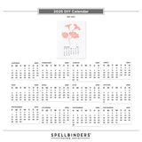 Spellbinders - 2025 DIY Calendar Press Plates from the Florals Through the Year Collection