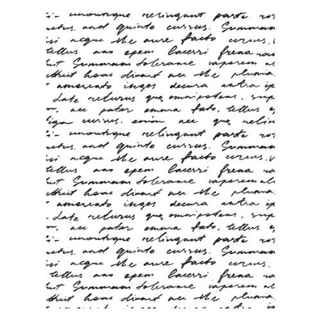 Spellbinders - Script Text BetterPress Plate from the Wildflowers Collection by Lisa Horton