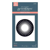 Spellbinders - Radiant Starburst BetterPress Plate from the Classic Road Legends Collection by Mindy Eggen
