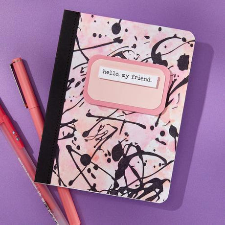 Spellbinders - Memo Splatter BetterPress Plate from the Take Note Collection
