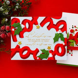 Spellbinders - Christmas Cheer Sentiments BetterPress Plate & Die Set from the City Holiday Collection by Yana Smakula
