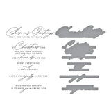 Spellbinders - Christmas Cheer Sentiments BetterPress Plate & Die Set from the City Holiday Collection by Yana Smakula