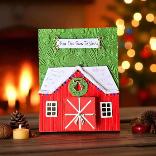 Spellbinders - Country Christmas Banner & Sentiments Press Plate & Die Set from the Country Christmas Collection by Annie Williams