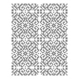 Spellbinders - Petite Criss Cross Press Plate from the Merry Moments Collection