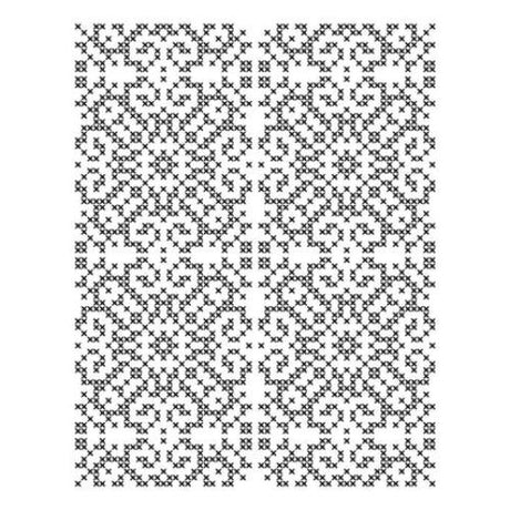 Spellbinders - Petite Criss Cross Press Plate from the Merry Moments Collection