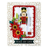 Spellbinders - Petite Criss Cross Press Plate from the Merry Moments Collection