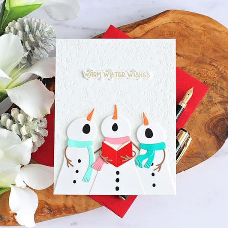 Spellbinders - Merry Messages Plate & Die Set from the Wonderland Collection