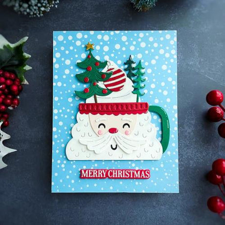 Spellbinders - Merry Messages Plate & Die Set from the Wonderland Collection