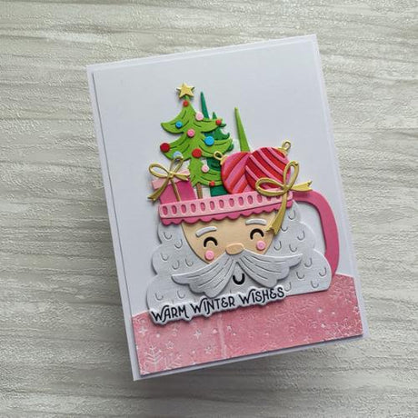 Spellbinders - Merry Messages Plate & Die Set from the Wonderland Collection