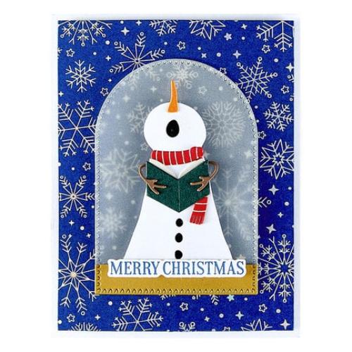 Spellbinders - Snowfall Shimmer BetterPress Plate from the Wonderland Collection