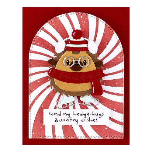 Spellbinders - Peppermint Twist BetterPress Plate from the Merry Mischief Collection
