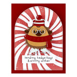 Spellbinders - Peppermint Twist BetterPress Plate from the Merry Mischief Collection