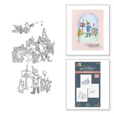 Spellbinders - Celebration Moments Press Plates from the Say Cheese Classic Pooh Birthday Collection