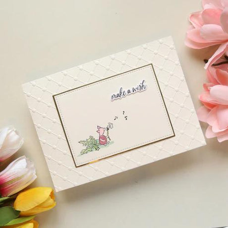 Spellbinders - Celebration Moments Press Plates from the Say Cheese Classic Pooh Birthday Collection