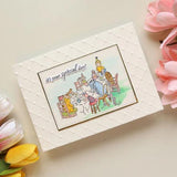 Spellbinders - Celebration Moments Press Plates from the Say Cheese Classic Pooh Birthday Collection