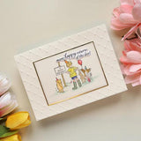 Spellbinders - Celebration Moments Press Plates from the Say Cheese Classic Pooh Birthday Collection
