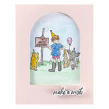 Spellbinders - Celebration Moments Press Plates from the Say Cheese Classic Pooh Birthday Collection