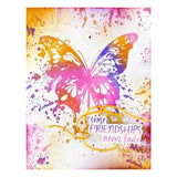 Spellbinders - Butterfly Splatter BetterPress Plate & Die Set from the Beautifully Imperfect Collection