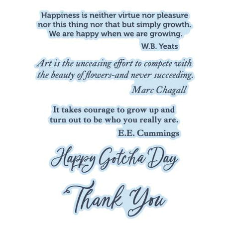 Spellbinders - The Poet's Garden Sentiments Press + Foil Plate & Die Set