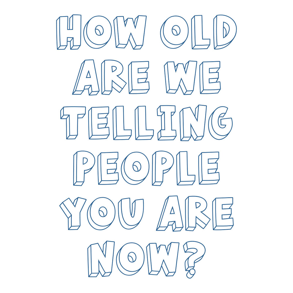 Spellbinders How Old? Press + Foil Plate