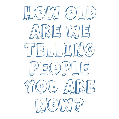 Spellbinders How Old? Press + Foil Plate