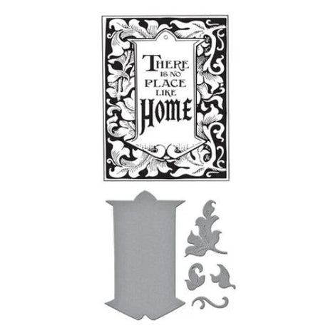 Spellbinders - Wonder of Oz Frame & Tag BetterPress Plate & Die Set from the Wonder of Oz Collection by Graphic 45