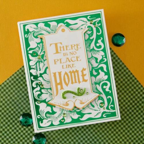 Spellbinders - Wonder of Oz Frame & Tag BetterPress Plate & Die Set from the Wonder of Oz Collection by Graphic 45