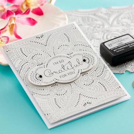 Spellbinders - Pebble BetterPress A7 Cotton Card Panels - 25 Pack - Postage as per Actual