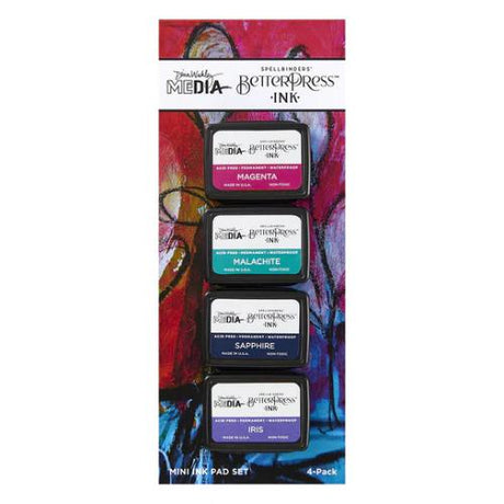 Spellbinders - Happy BetterPress Ink Mini Set by Dina Wakley