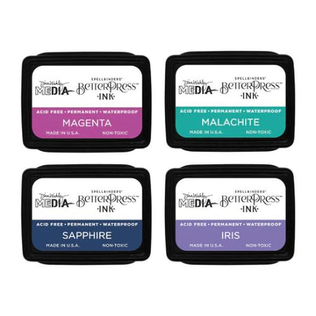 Spellbinders - Happy BetterPress Ink Mini Set by Dina Wakley