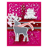 Spellbinders - Dashing Reindeer Registration Press Plate & Die Set