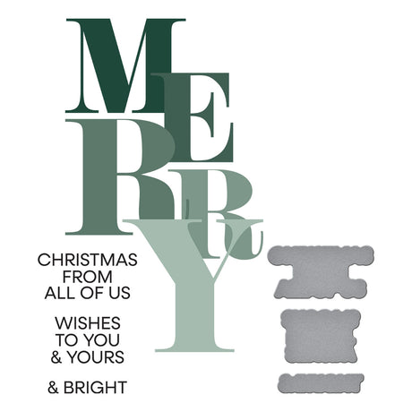 Spellbinders - Color Mix Merry Registration Press Plates