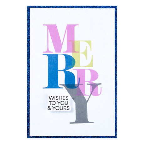Spellbinders - Color Mix Merry Registration Press Plates