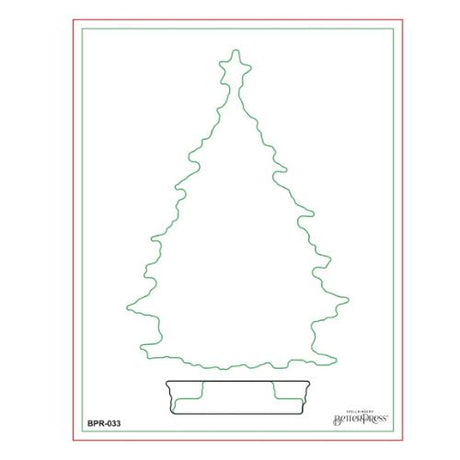 Spellbinders - Twinkle Bright Tree Registration BetterPress Plates from the Wonderland Collection