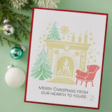 Spellbinders - Cozy Fireplace Press Plates - BetterPress Society October 2024