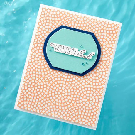 Spellbinders - Exclusive Mosaic Press Plates & Stencil Bundle - BetterPress Society May 2025