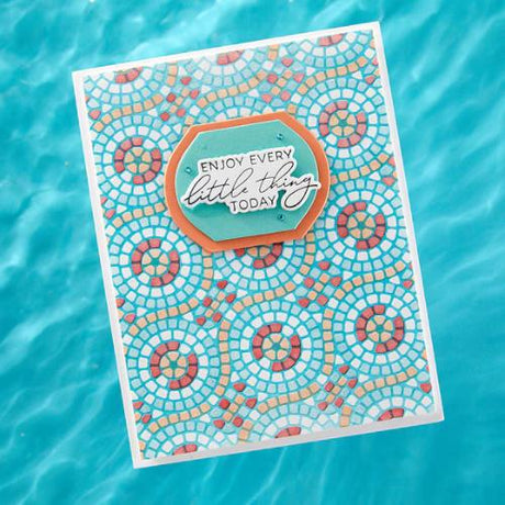 Spellbinders - Exclusive Mosaic Press Plates & Stencil Bundle - BetterPress Society May 2025