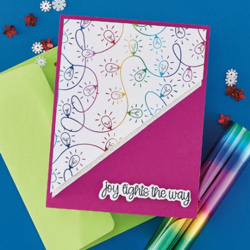 Spellbinders - Twinkle Tidings Press Plate, Die and Stencil Set - BetterPress Society October 2025