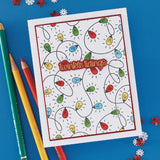 Spellbinders - Twinkle Tidings Press Plate, Die and Stencil Set - BetterPress Society October 2025