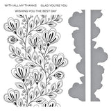 Spellbinders - Friendship Grows Press Plate & Die Set - BetterPress Society November 2025