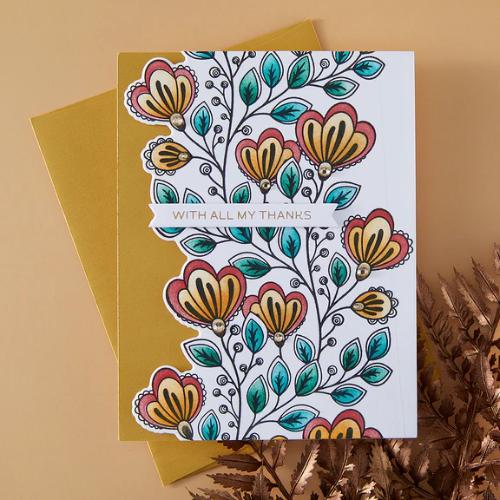 Spellbinders - Friendship Grows Press Plate & Die Set - BetterPress Society November 2025